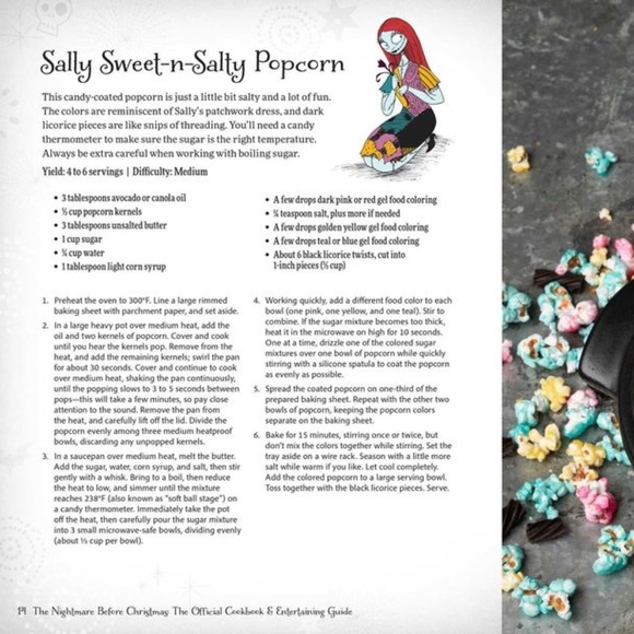 Tim Burton's Nightmare Before Christmas- Official Cookbook & Entertaining Guide - Picture 10 of 11